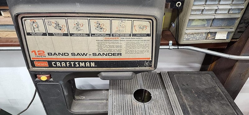 palart New Band Saw Table Insert 69063 Compatible With Fit Sears Roebuck 12in Craftsman 113.xxxxx band saws. Band Saw（Diameter: 3.37 in, Thickness: 0.1 1in） - Image 4
